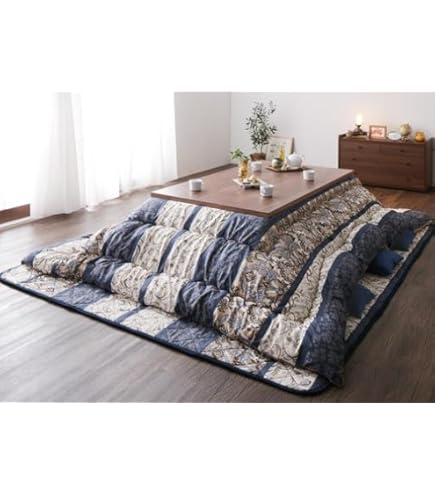 Amazon | ブラウン こたつ用掛け布団単品 6尺長方形(90×180cm)天板対応